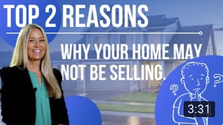 Discover why your home isn't selling and learn how to address the top two reasons: incorrect pricing and limited showing availability.