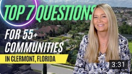 Finding Your Perfect 55+ Community in Clermont, Florida