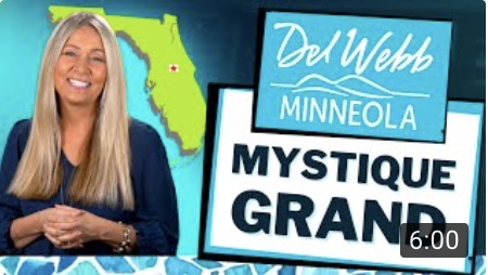 Nestled on the northern side of Clermont, Florida, the 55+ community of Del Webb Minneola introduces the brand new model home – the Mystique Grand.