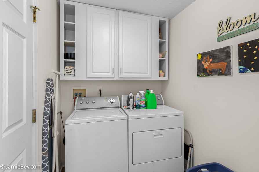 Laundry Room with ample storage