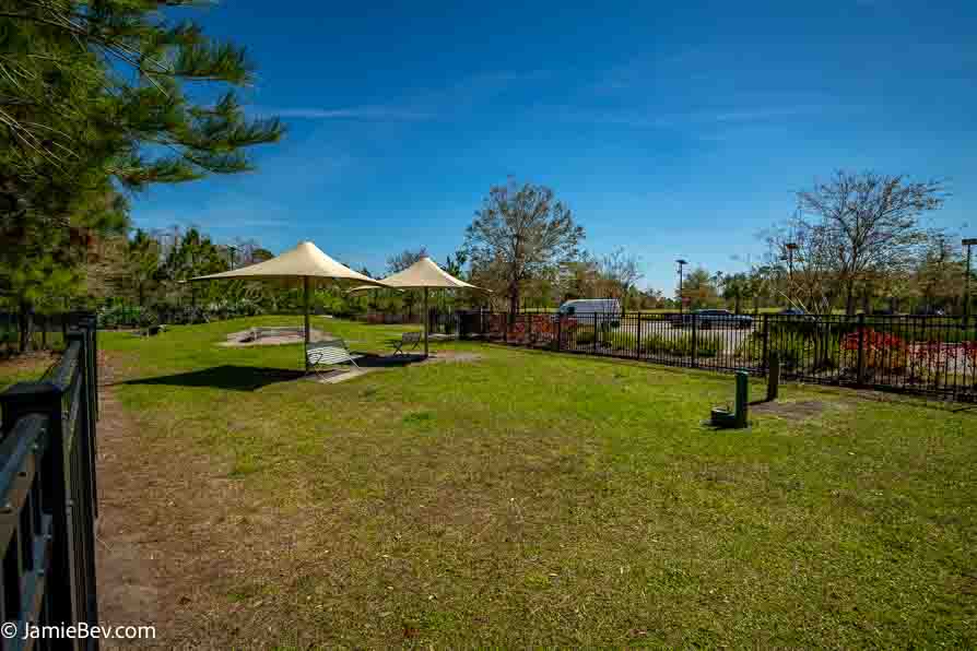 Aerial view of Serenoa Lakes’ dog park.