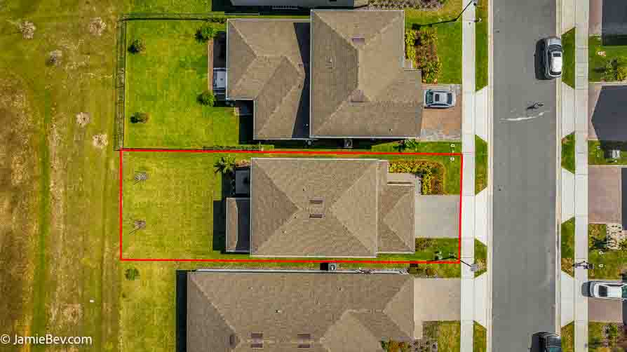 Arial view of 17291 Saw Palmetto Ave, a 4-bedroom home in Serenoa Lakes, Clermont, FL.