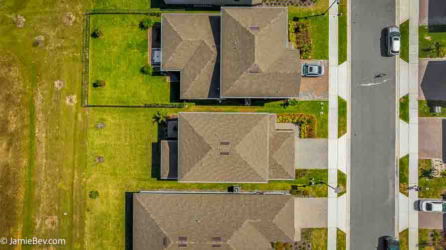 Arial view of 17291 Saw Palmetto Ave, a 4-bedroom home in Serenoa Lakes, Clermont, FL.