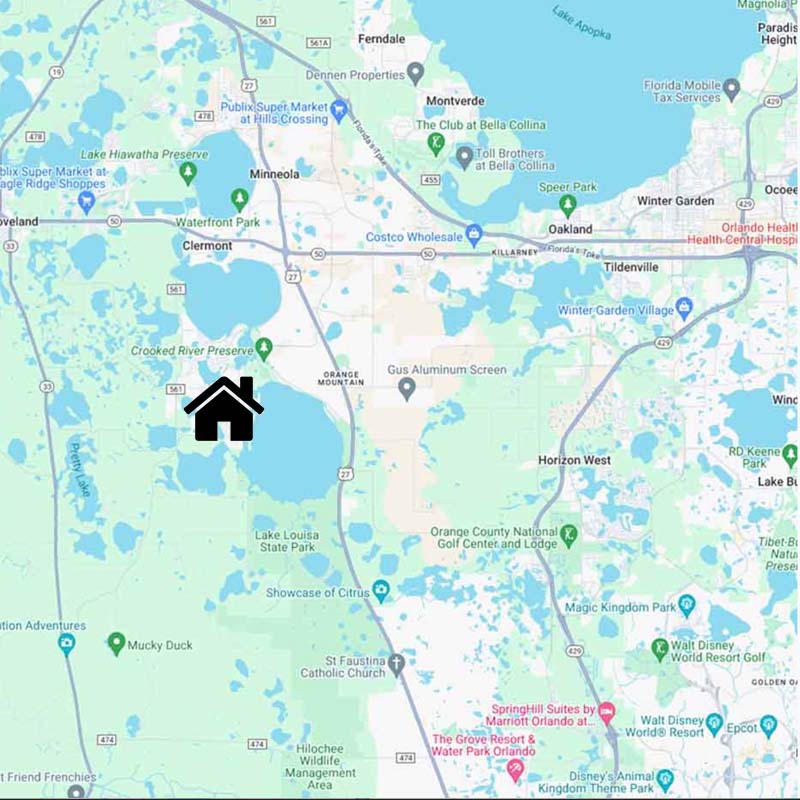 Vista Grande neighborhood in Clermont, FL