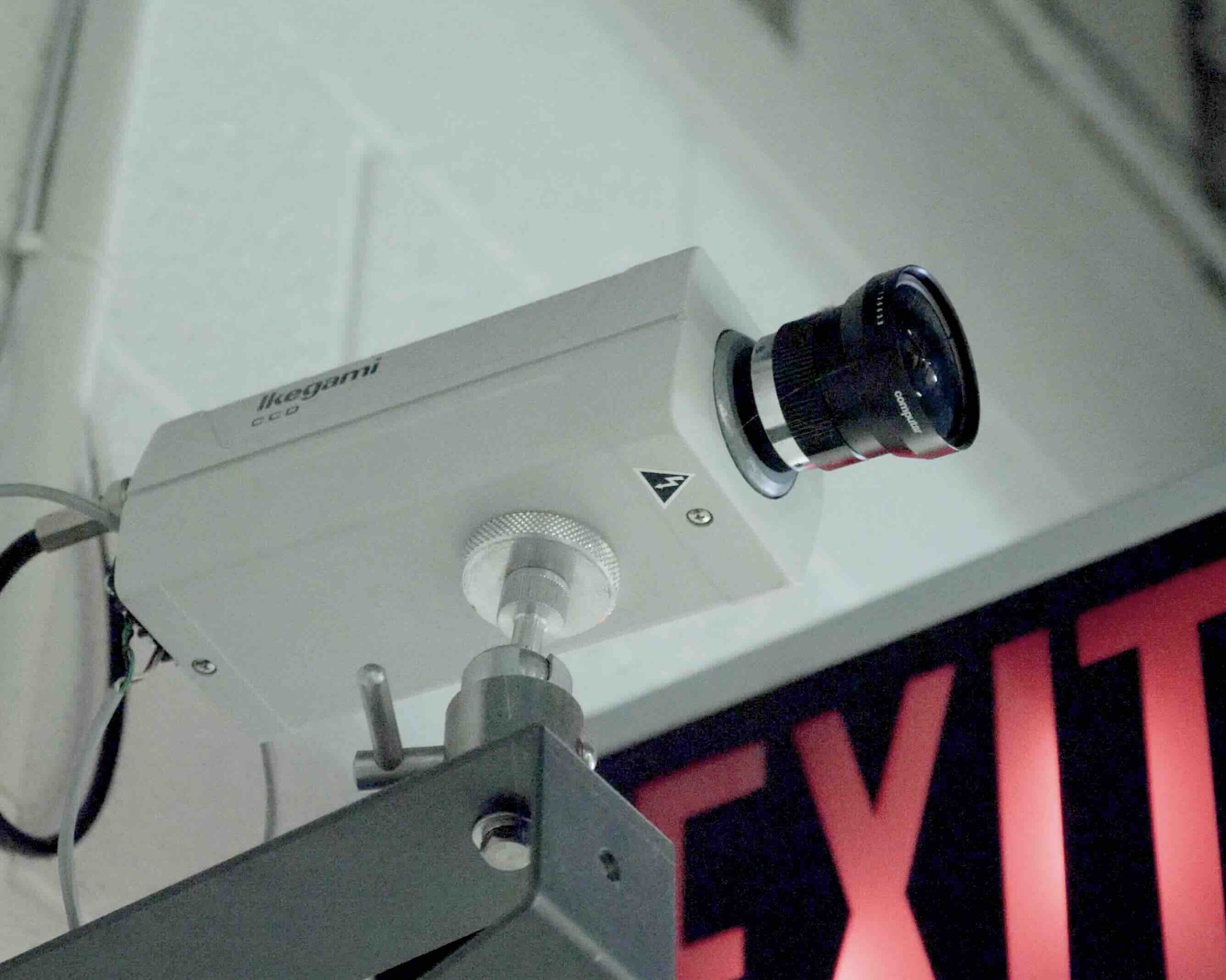 Home or business security camera representing Connect Clermont’s opt-in camera registry with privacy boundaries.