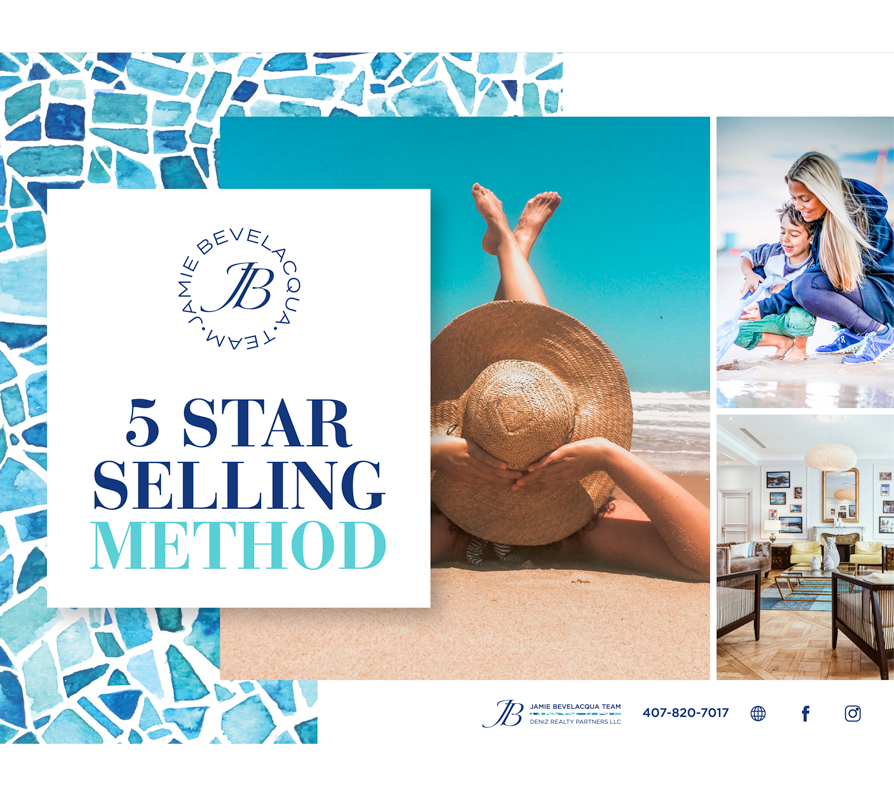 Our 5 Star Selling Method combines expert home staging, strategic pricing, cutting-edge marketing, and a stress-free experience tailored specifically for homeowners in Central Florida. Learn how we maximize your home’s appeal to attract the most qualified buyers, ensuring your property stands out in today’s competitive market.